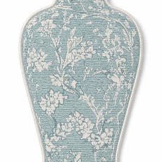 Cat Scratching Mats irregular-shaped vase light blue